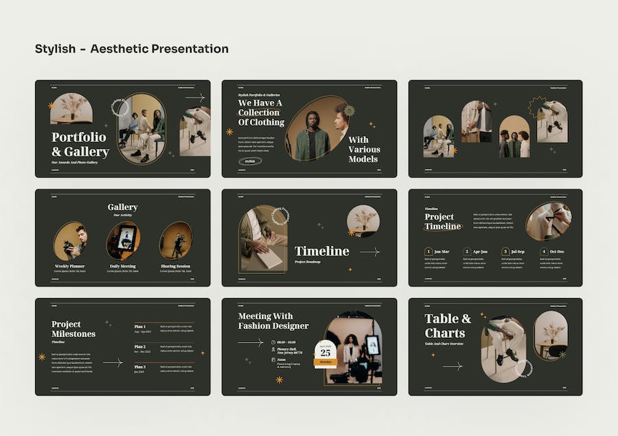 时尚服装品牌推介讲述Keynote模板 - PPT派