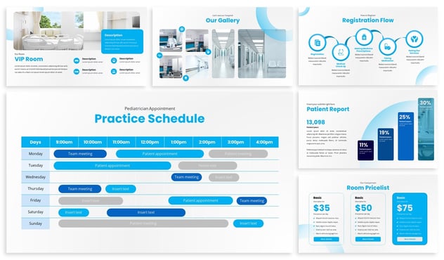 医疗健康行业知识宣传Keynote模板 - PPT派