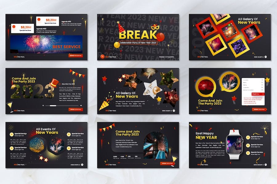 新年开年庆典方案Keynote模板 - PPT派