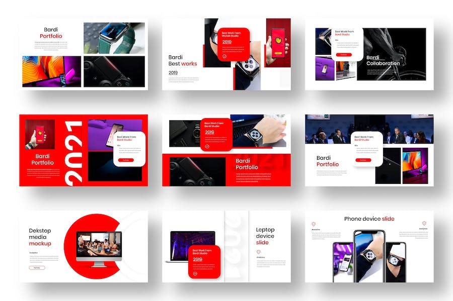 商务极简风品牌介绍展示PPT模板 - PPT派