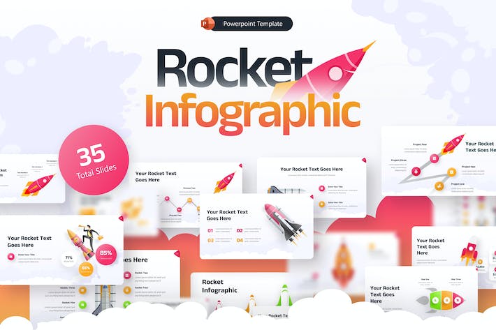 Rocket-infographic-creative-powerpoint-template- PPT派