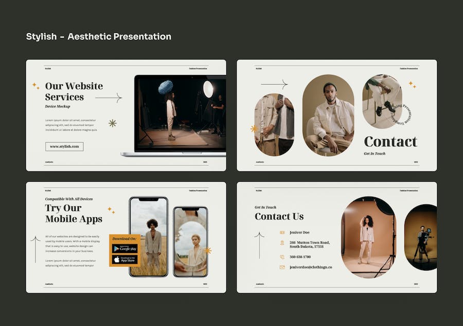 时尚服装品牌推介讲述Keynote模板 - PPT派