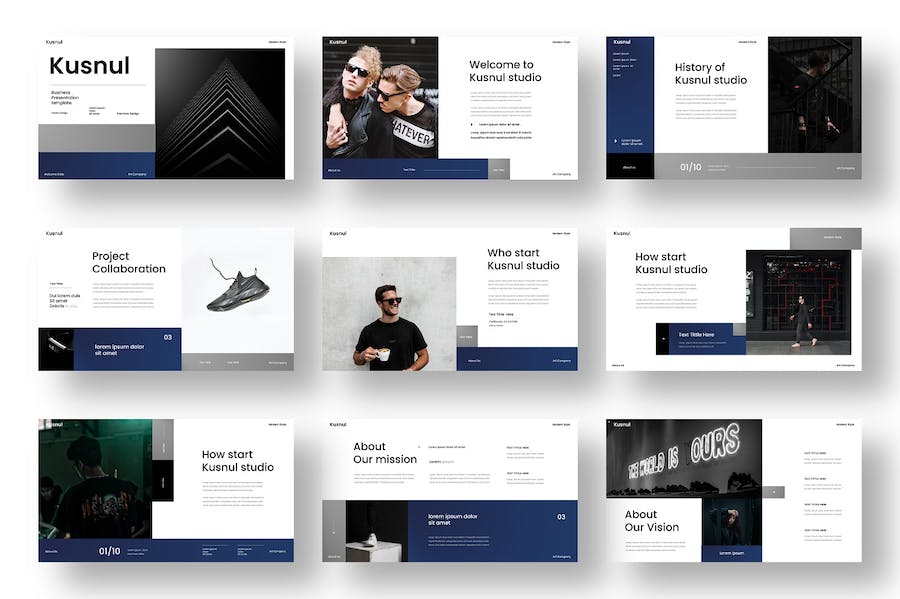 商务品牌推广设计策略营销方案PPT模板 - PPT派