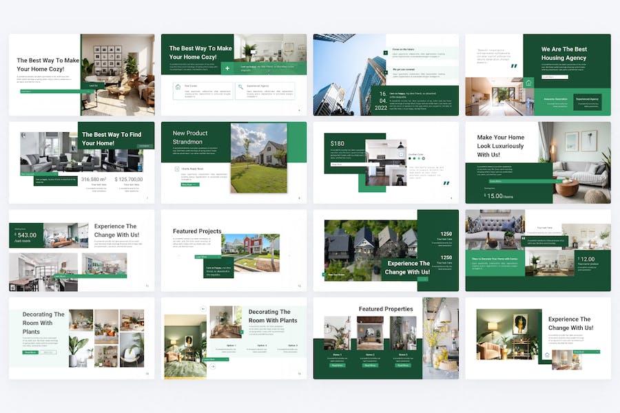 Residensial-green-simple-real-estate-powerpoint - PPT派