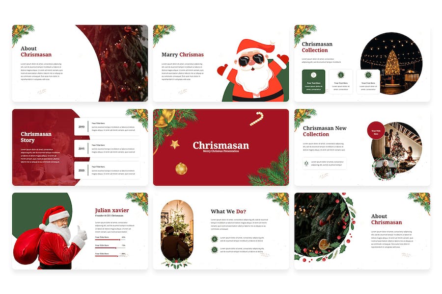 圣诞节活动策划营销PPT模板 - PPT派