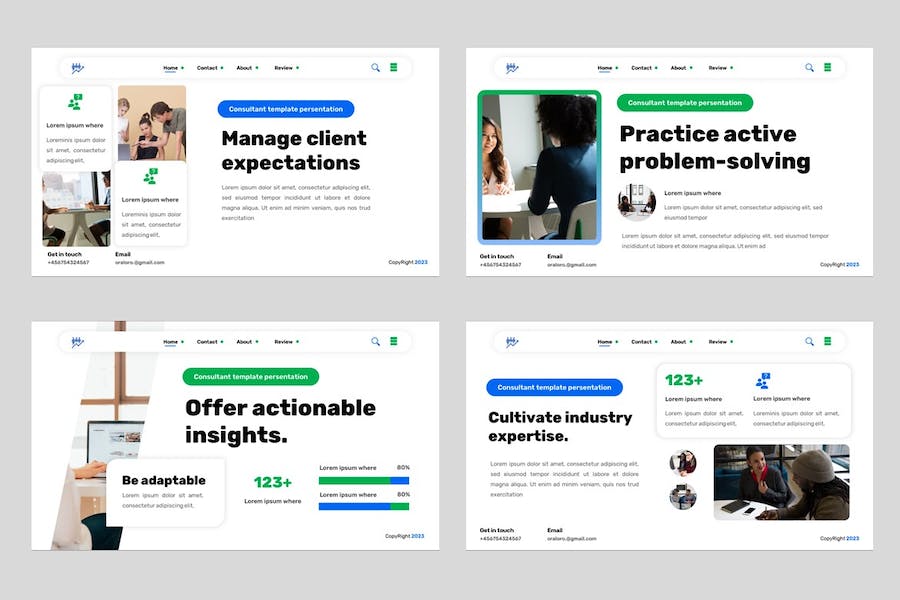 咨询服务讲述方案展示业务推介运营Keynote模板 - PPT派
