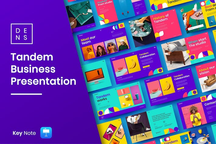 彩色商务创意融资方案Keynote模板 - PPT派