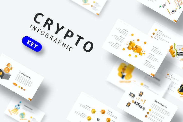 加密货币区块链投资信息图Keynote模板 Retry - PPT派