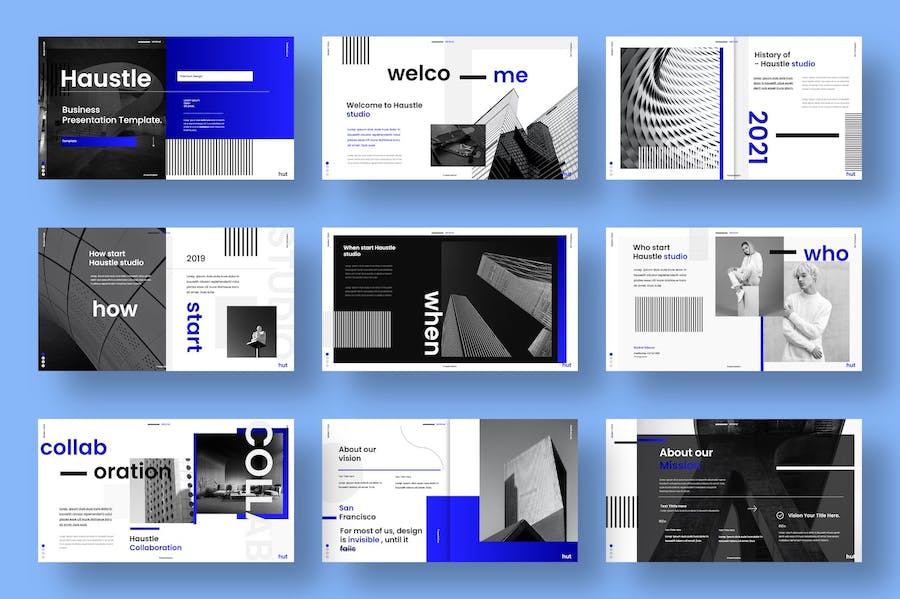 商务创业融资项目路演推介PPT模板 - PPT派