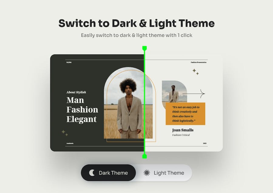 时尚服装品牌推介讲述Keynote模板 - PPT派