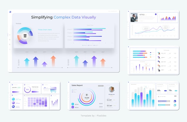 KPI业绩指标监测系统PPT模板 - PPT派