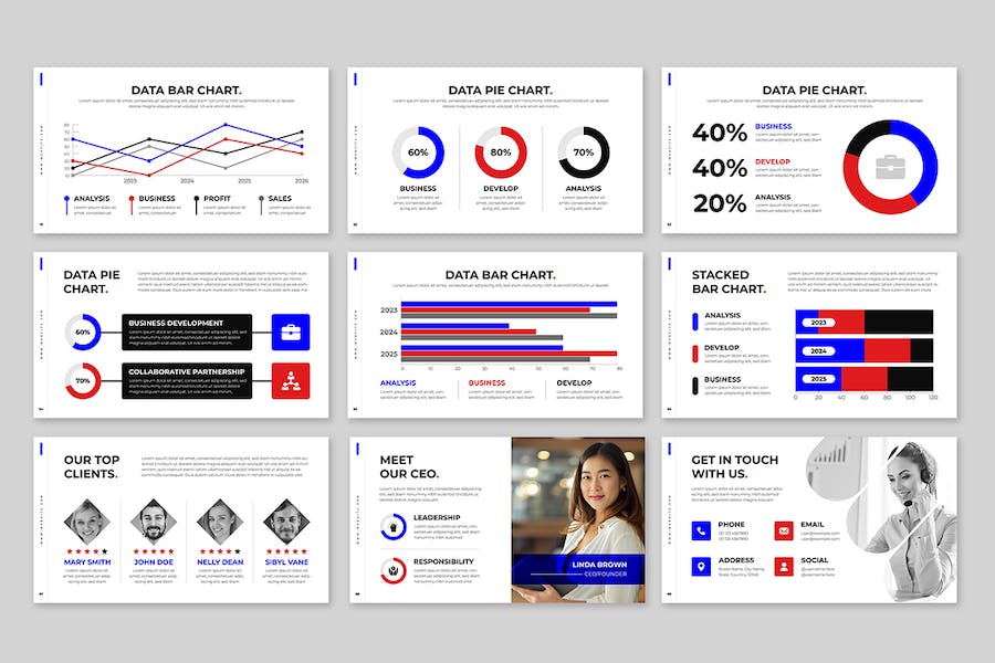 商务品牌建设方案展示PPT模板 Retry - PPT派
