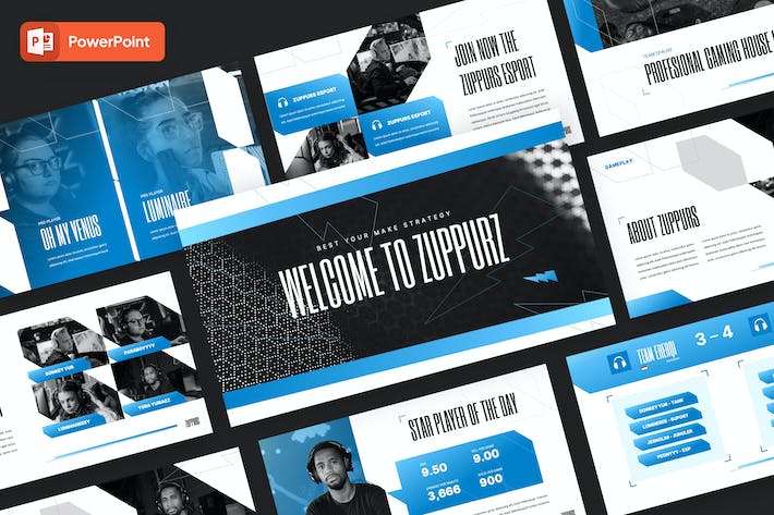 现代游戏开发设计方案PPT模板 - PPT派