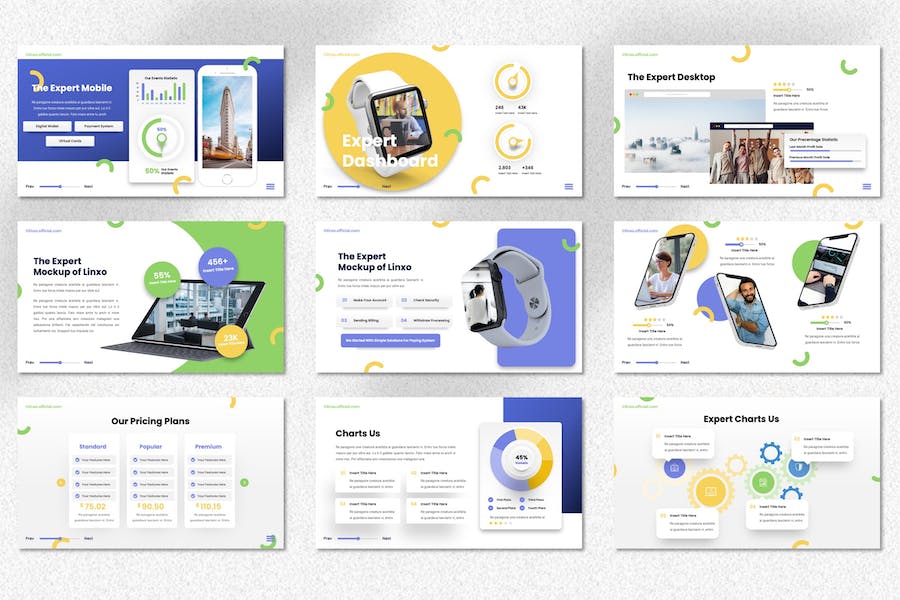 钱包支付金融科技应用PPT模板 - PPT派