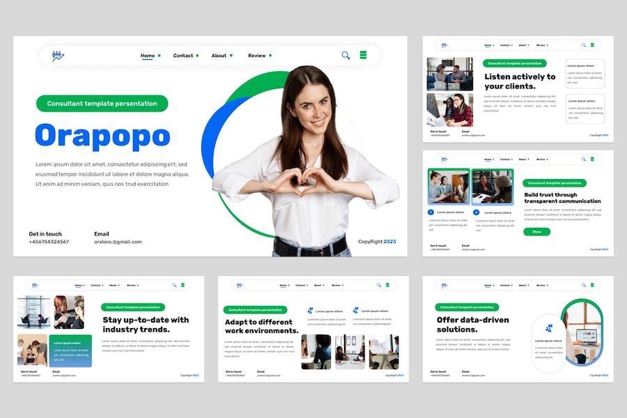 咨询服务讲述方案展示业务推介运营Keynote模板 - PPT派