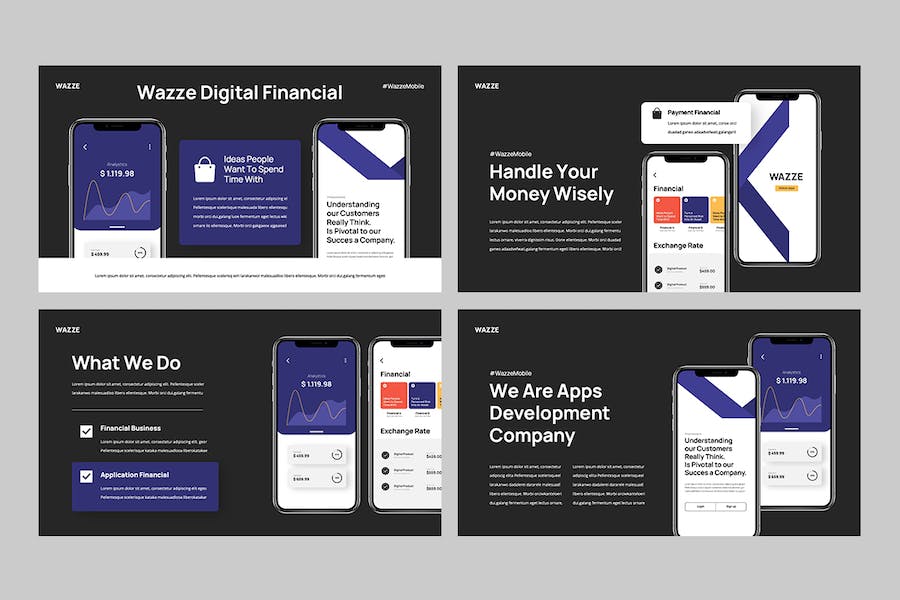 移动应用开发技术方案讲述实现展示Keynote模板 - PPT派