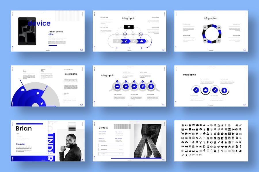商务创业融资项目路演推介PPT模板 - PPT派
