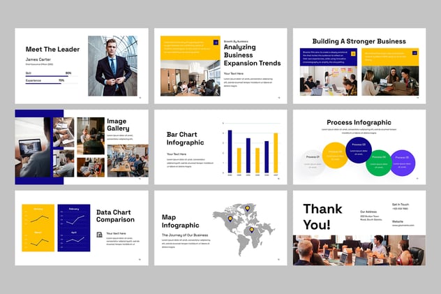 业务增长发展战略PPT模板 - PPT派