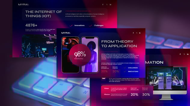 人工智能技术企业数字化方案PPT模板 - PPT派