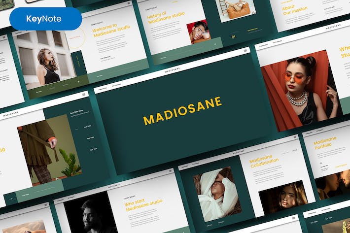 欧美商务风主题演讲展示Keynote模板 - PPT派