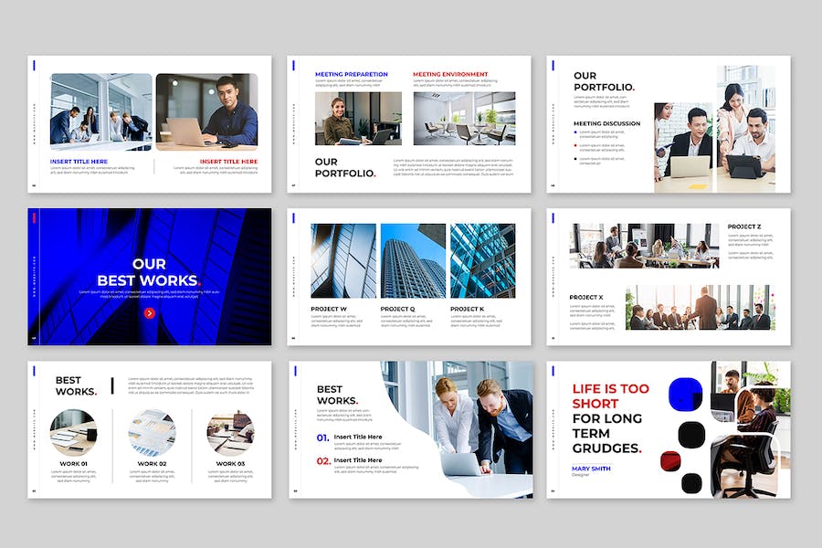 商务品牌建设方案展示PPT模板 Retry - PPT派