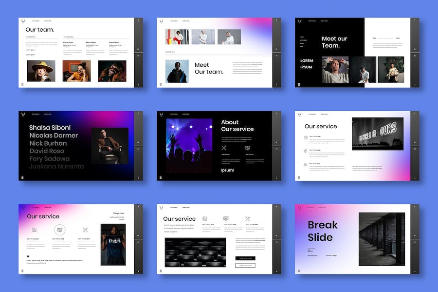 商务项目方案运营展示推进Keynote模板 - PPT派