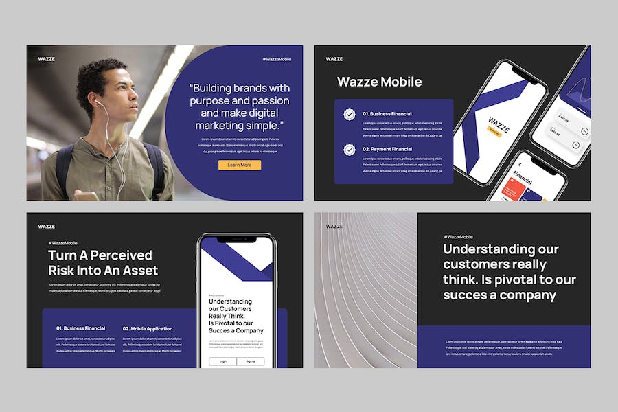 移动应用开发技术方案讲述实现展示Keynote模板 - PPT派