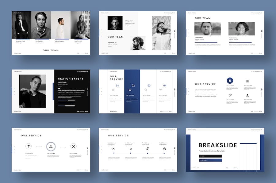 手绘风格商务项目策划方案PPT模板 - PPT派