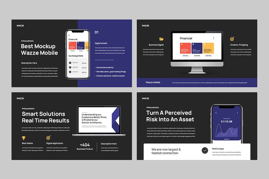 移动应用开发技术方案讲述实现展示Keynote模板 - PPT派