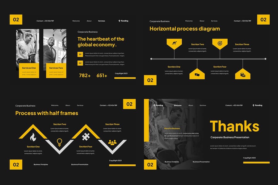 企业商务展示方案PPT模板 - PPT派