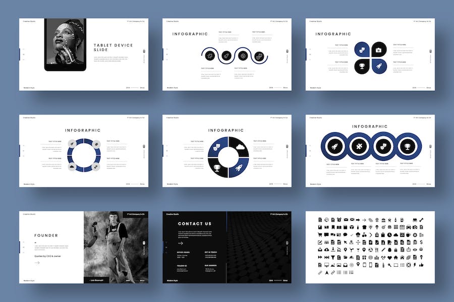 手绘风格商务项目策划方案PPT模板 - PPT派