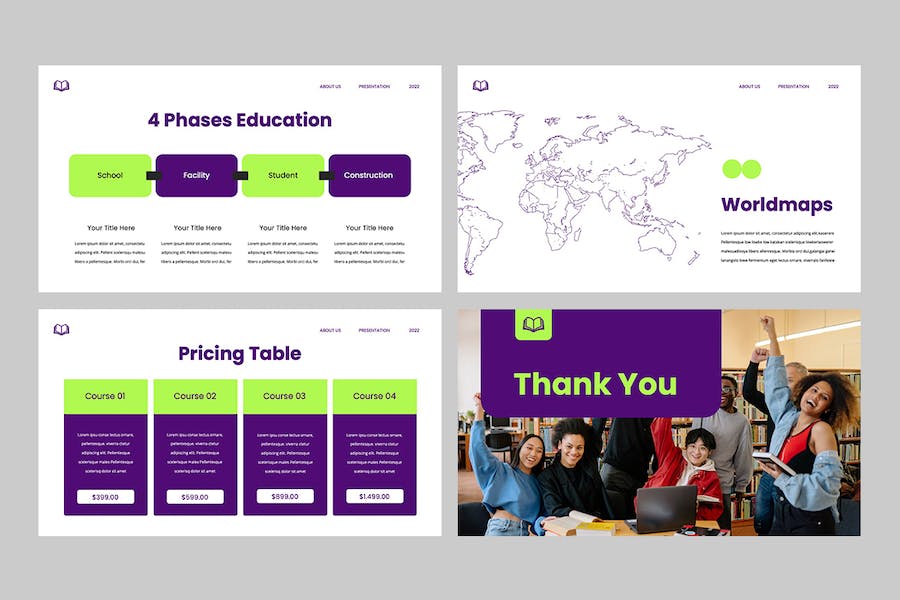 教育分类课程设计体系Keynote模板 - PPT派