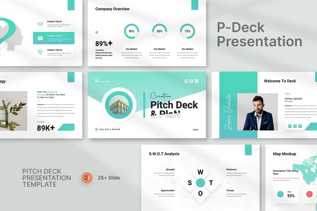 融资路演商业计划书PPT模板 - PPT派