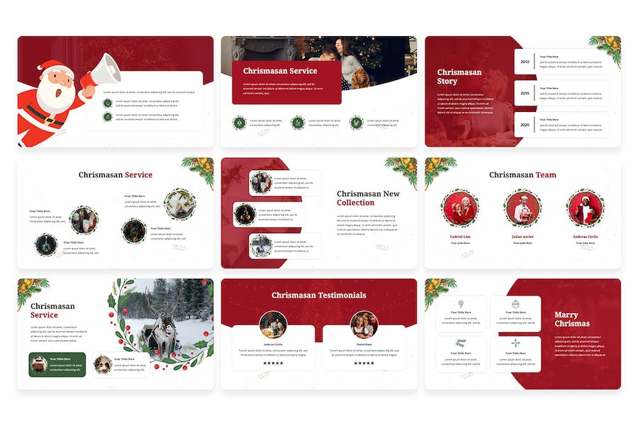 圣诞节活动策划营销PPT模板 - PPT派