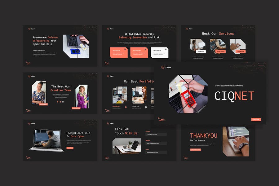 专业网络信息安全汇报PPT演示文稿 - PPT派