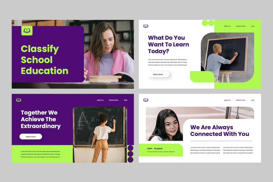 教育分类课程设计体系Keynote模板 - PPT派