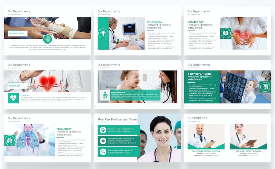 医疗诊疗专业讲座Keynote模板 - PPT派