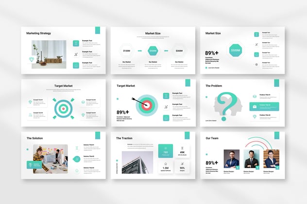 融资路演商业计划书PPT模板 - PPT派