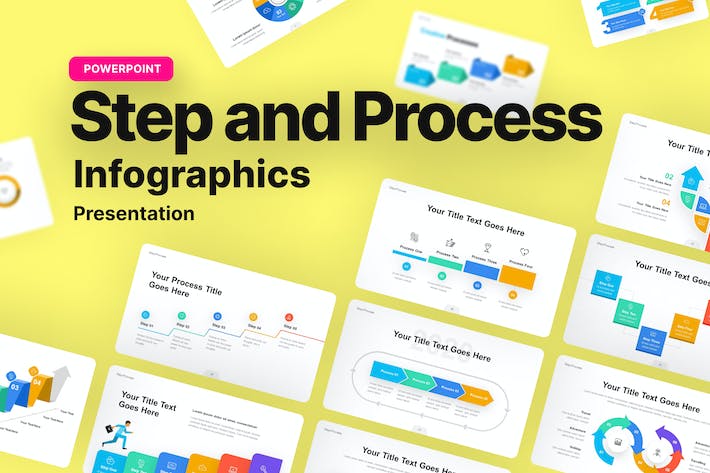 步骤-流程-信息图表-PowerPoint-模板 - PPT派