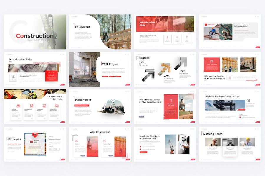 Construction-industry-modern-powerpoint-template - PPT派