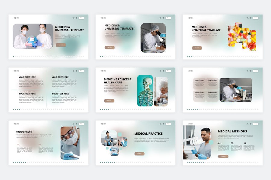 医疗机构诊疗健康服务推介专业医学宣传展示PPT模板 - PPT派