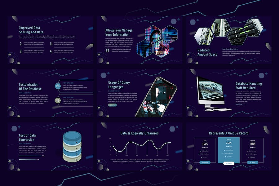 赛博克科技未来主题Keynote模板 - PPT派
