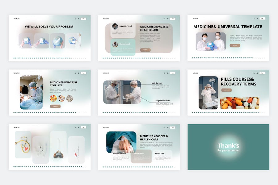 医疗机构诊疗健康服务推介专业医学宣传展示PPT模板 - PPT派