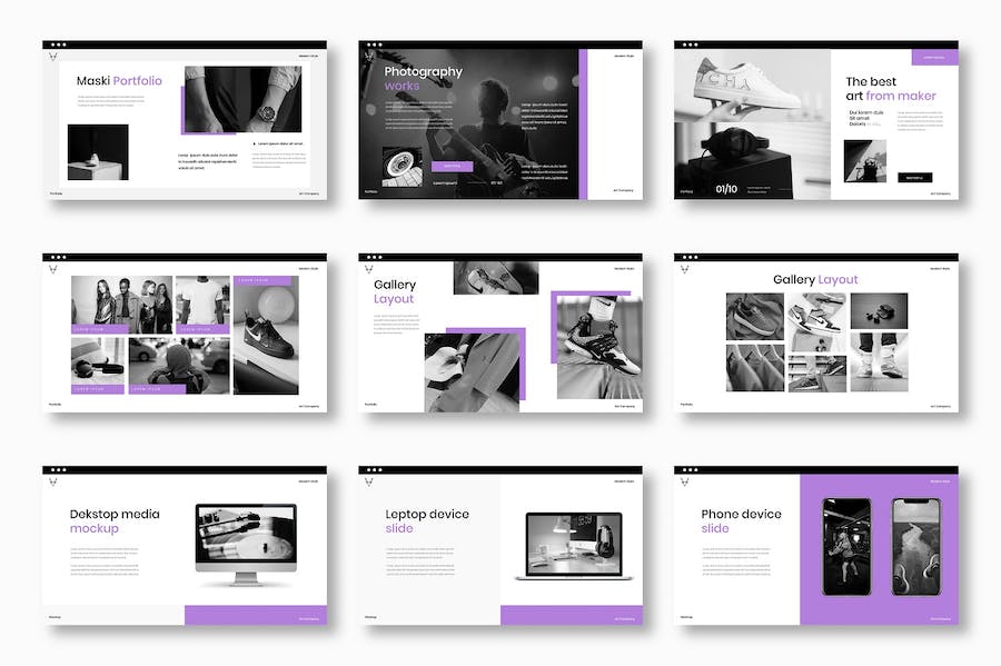 商务企业产品服务推广营销Keynote模板 - PPT派