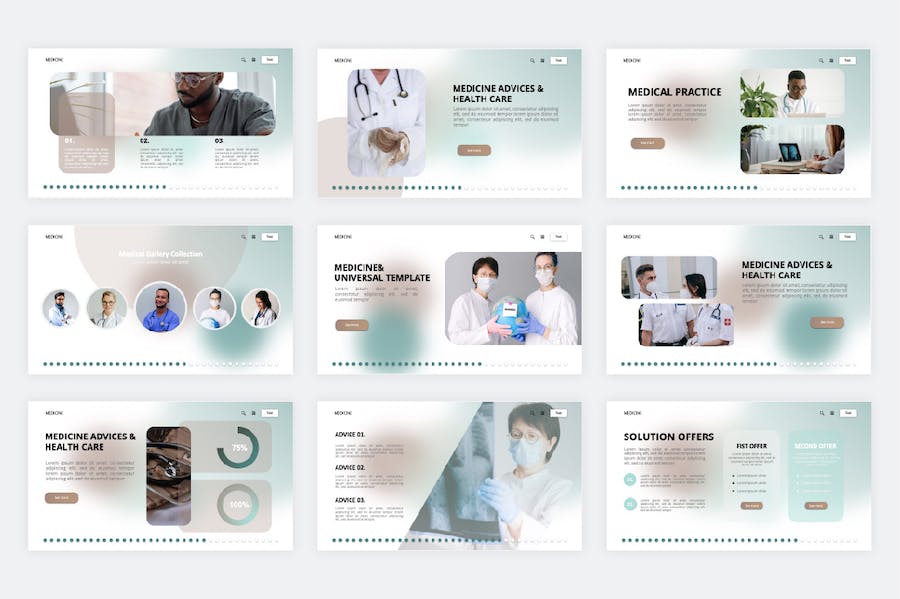 医疗机构诊疗健康服务推介专业医学宣传展示PPT模板 - PPT派
