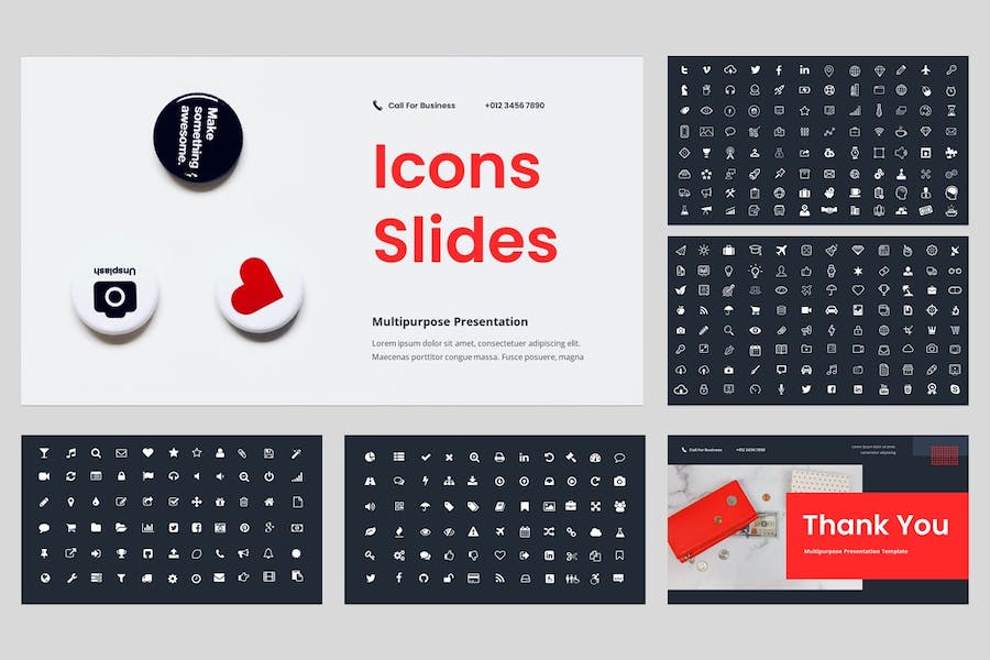 创意多用途讲述展示设计应用推广PPT模板 - PPT派