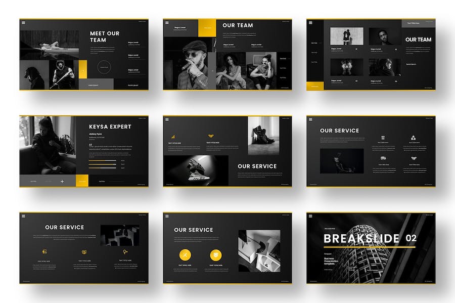 商务企业战略发展方案Keynote模板 - PPT派