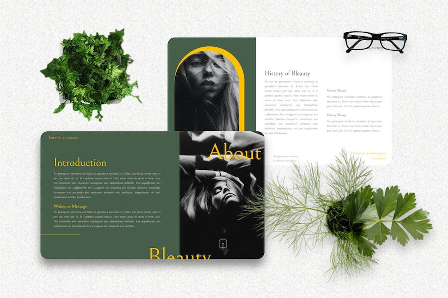 时尚美妆品牌推广PPT模板 - PPT派