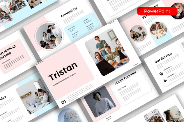 商务项目方案工作总结PPT模板 - PPT派