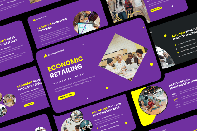 经济金融营销策略推广PPT模板 - PPT派